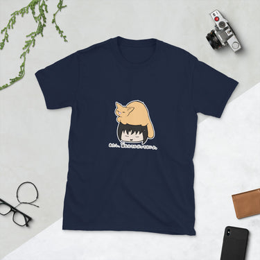 I'm not wearing a cat - Funny Japanese Idiom Short-Sleeve Unisex T-Shirt